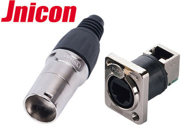 Resistência de corrosão alta da durabilidade do conector impermeável do CCTV IP65 RJ45