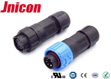 A cor azul e preta 10A Waterproof a resistência de contato máxima dos conectores 10mΩ