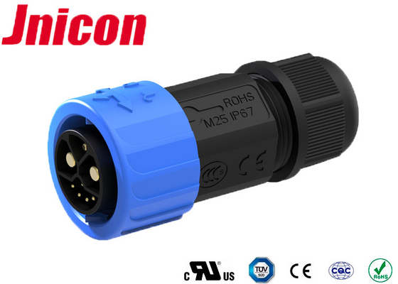 2 conectores IP67 bondes aterrando do poder 1 5 dados combinados para o lítio - sistemas do íon
