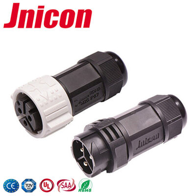 Automatização Industrial M25 Conector à prova d'água IP67 60A Conector a 3 pines Homem e Mulher