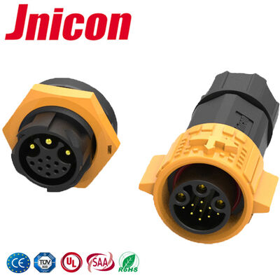 Conector circular de plástico M19 de 3+9 pines de 300 V Multi-Pin Conector masculino feminino