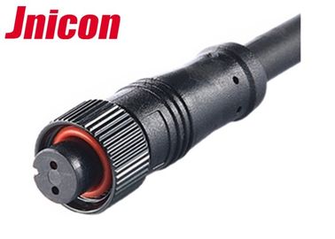 O conector impermeável do fio de 2 Pin obstrui o parafuso M12/tipo de travamento automático