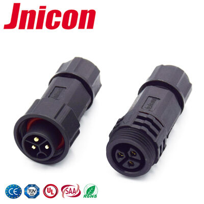 20A M19 IP68 3 Pin Connector Revestido em Ouro Homem e Mulher à prova d'água