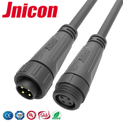 Conector de fio a fio de 4 pines M16 300V OEM IP67 Conector à prova d'água
