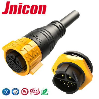 M25 Desconectado rápido IP67 Fio para a placa 2+20 Pin 30A Conector de tomada de tomada