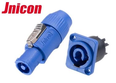 Certificação azul circular impermeável do UL/CE da cor da tomada de poder do adaptador do diodo emissor de luz