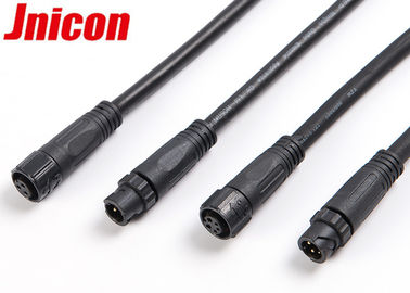 Conector IP67 Overmolded da baioneta M12 com homem e conexão fácil fêmea