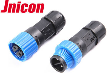 Travamento de parafuso masculino impermeável do conector fêmea IP68 do Pin M15 2 para luzes de rua