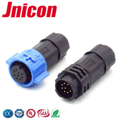 Classificação IP67 M19 Conector de dados de 8 pines 300V 5A