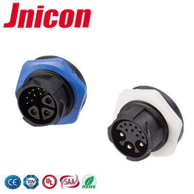 Conector de Sinal e Alimentação Jnicon 30A UL à Prova d'Água Conector de 300V Soquetes de 3+9 Pinos