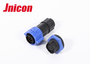 O impulso M19 que trava IP67 Waterproof o conector, conector circular do Pin da fêmea masculina 12