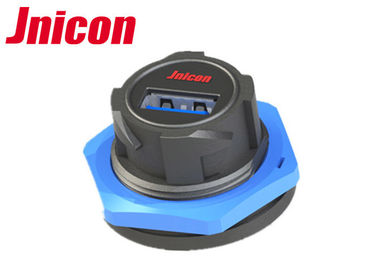 B impermeável micro USB do conector de USB do sinal rápido da transmissão com cabo de Overmold