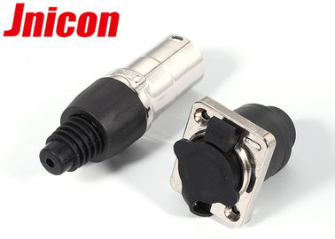Conector RJ45 à prova d'água de Jnicon com o tampão de poeira para o armário do diodo emissor de luz dos ethernet