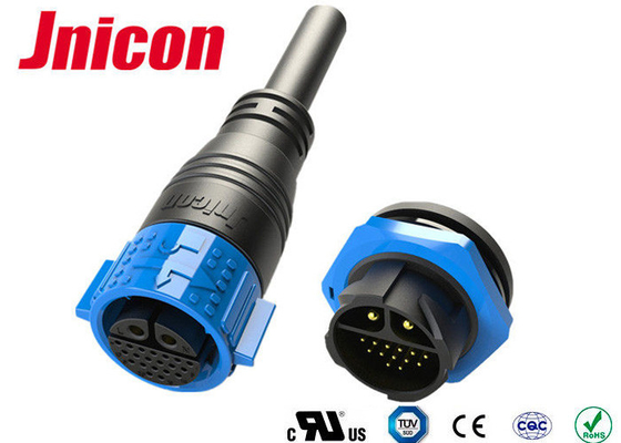 os dados da C.C. 30A Waterproof o travamento do auto do Pin do conector de cabo IP67 20 multi - estrutura do núcleo