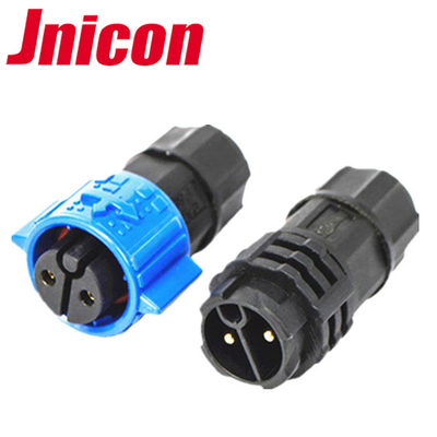 Fêmeas masculinos bondes do conector de Pin da circular 2 Waterproof para luzes subaquáticas
