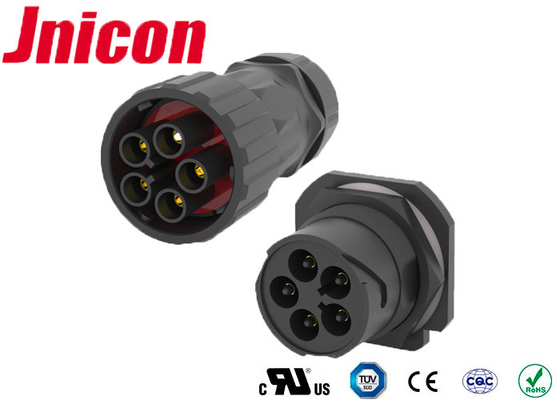 M40 inversor fotovoltaico circular da baioneta 50A 5 Pin Male Female Connector For