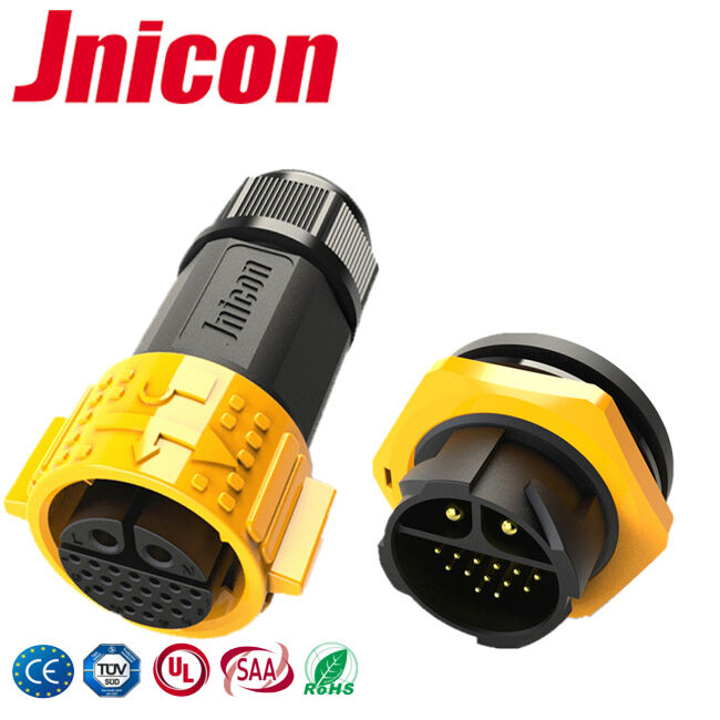 2+20 Pin M25 Conector à prova d'água para exterior
