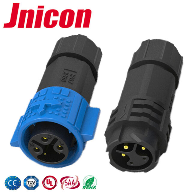 M19 PA66 Plugue Industrial Liberação Rápida Multi Pino 20A Conectores de Sinal de Potência 3+2 Pinos