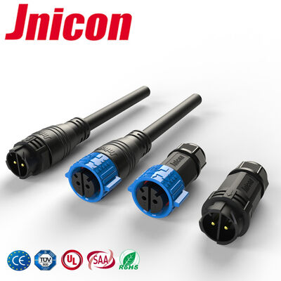 M25 Conector de fio circular de bloqueio rápido Conector de cabo de alimentação IP67