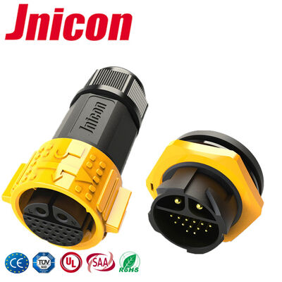 2+20 Pin M25 Conector à prova d'água para exterior