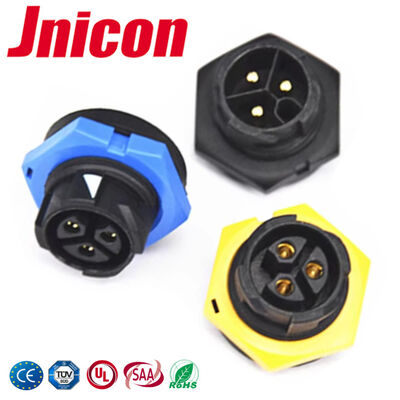 M19 IP67 Conector de energia Melhor conector industrial à prova d'água de 300 V DC