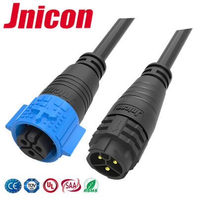 M19 Conector de cabo de homem para mulher IP67 Conectores de alimentação ao ar livre à prova de água