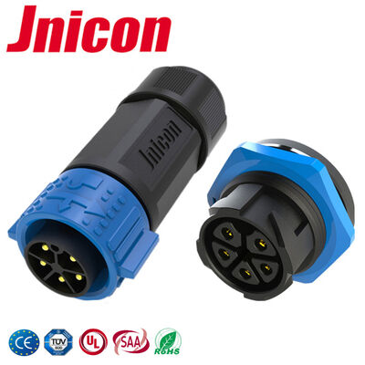 Conector montado em painel de 5 pines 30A resistente à água IP67 Conectores masculinos femininos