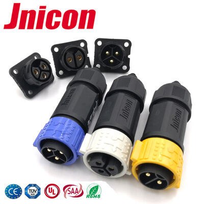 Conectores de energia IP67 de bloqueio rápido M25 600V